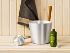 Sauna Emmer Handvat Rento Zilverproduct thumbnail #2