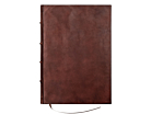 Groot Gastenboek Cicero Antiek Leer Bruin 260 x 360 mmproduct thumbnail #1