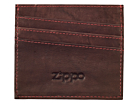 Kaarthouder Heren Zippo Leer Bruinproduct thumbnail #1