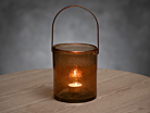 Windlicht Barnsteen Fanni K Bubble Amber 14 cmproduct thumbnail #3
