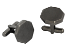 Manchetknopen Octagon Gun Metalproduct thumbnail #1