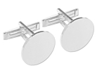 Vincenzo Manchetknopen Rond 925 Sterling Zilver WRHproduct thumbnail #1