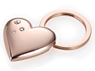 Sleutelhanger Hart Troika Shiny Rose Swarovskiproduct thumbnail #1