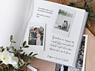 Gastenboek Bruiloft Paperstyle Hart Blauw 185 x 185 mmproduct thumbnail #2