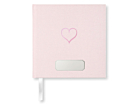 Gastenboek Bruiloft Paperstyle Hart Roze 185 x 185 mmproduct thumbnail #1