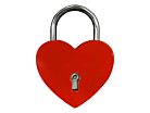 Liefdesslotje Heart Red 44 mmproduct thumbnail #1