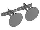Anatolio Manchetknopen Rond 925 Sterling Zilver BRHproduct thumbnail #1