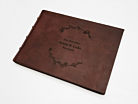 Luxe Gastenboek Cicero Vintage Leer Bruin 300 x 210 mmproduct thumbnail #5