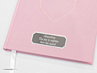 Gastenboek Notitieboek Paperstyle Roze Hart 185 x 185 mmproduct thumbnail #2