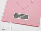 Gastenboek Bruiloft Paperstyle Hart Roze 185 x 185 mmproduct thumbnail #2