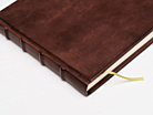 Luxe Gastenboek Cicero Vintage Leer Bruin 300 x 210 mmproduct thumbnail #2