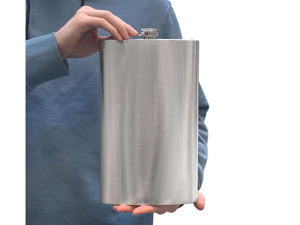 Heupfles Groot Mega Steel Flask Jumboproduct zoom image #1