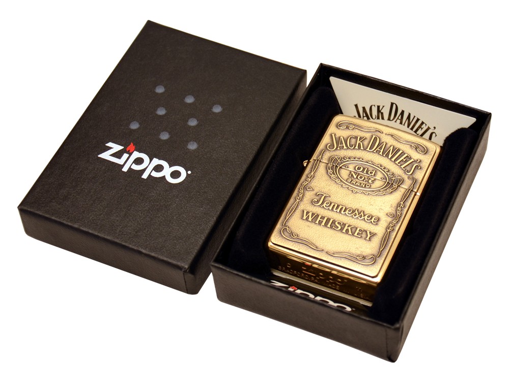 Zippo Aansteker Jack Daniels High Polish Brassproduct zoom image #2