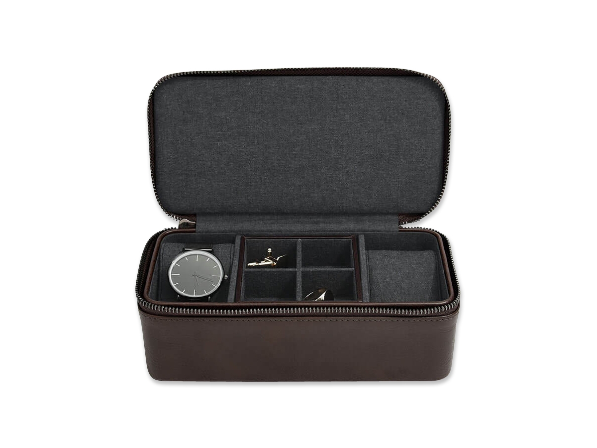 Opbergdoos Horloge Manchetknopen Stackers Bruin 2product zoom image #1