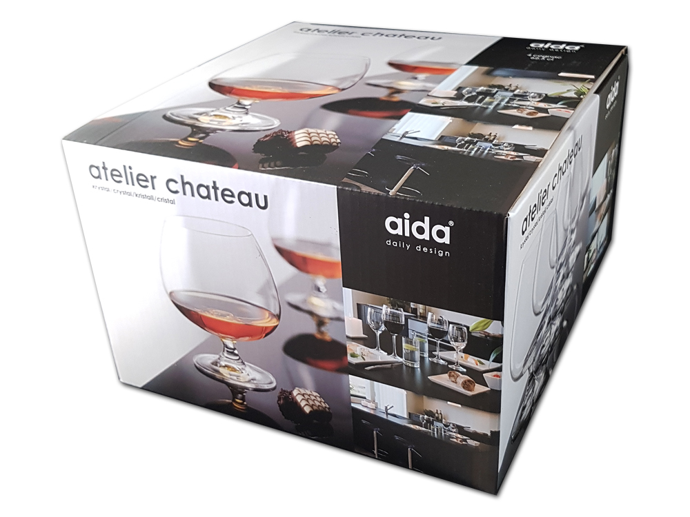Cognac Glazen Aida Atelier Chateau 4 Stuksproduct zoom image #4