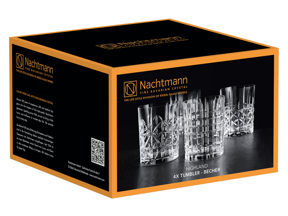 Whiskey Glazen Nachtmann Highland Tumbler 33 cl 4 Stuksproduct zoom image #4