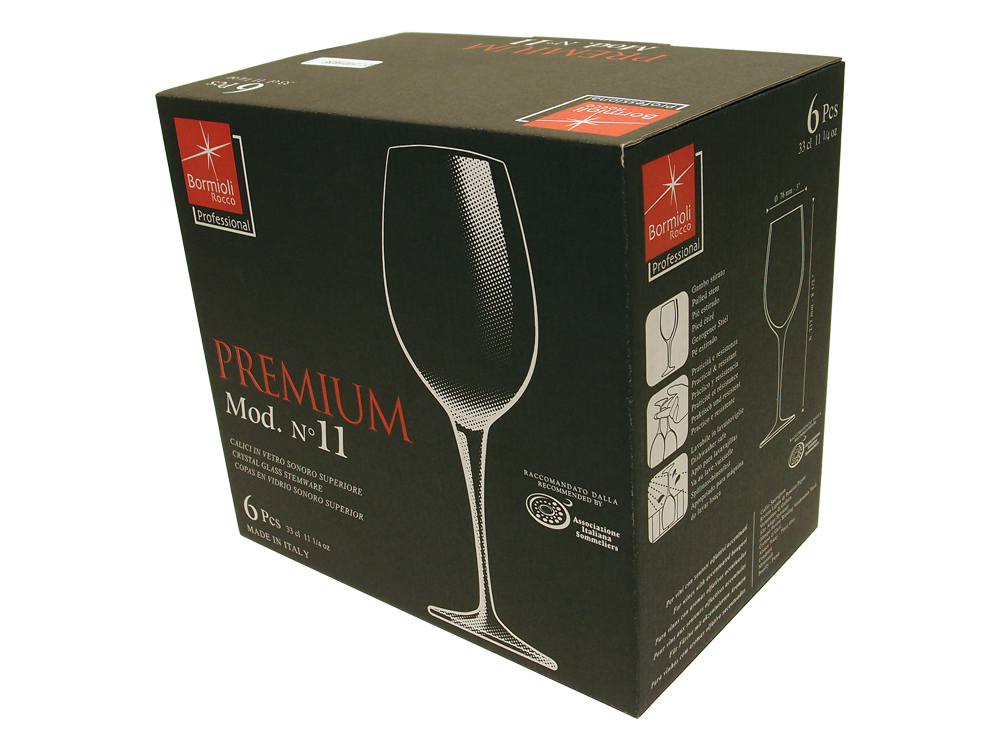 Wijnglazen Bormioli Rocco Premium Mod. N11 6 Stuksproduct zoom image #2