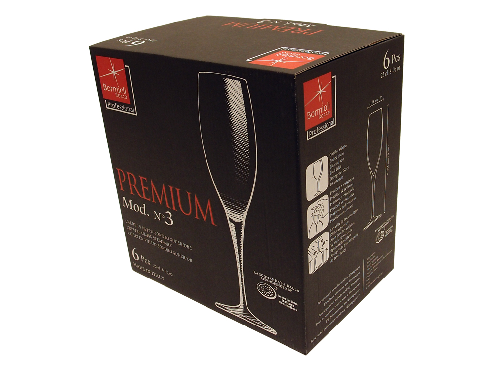 Champagneglazen Bormioli Rocco Premium N3 6 stuksproduct zoom image #2