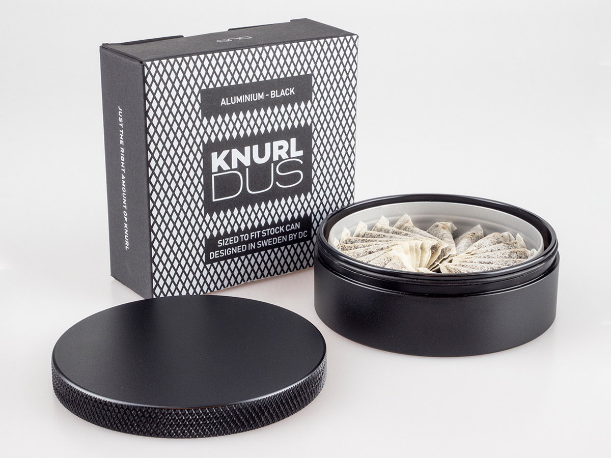 Snusdoosje Dus Knurl Alu XL Zwartproduct zoom image #5