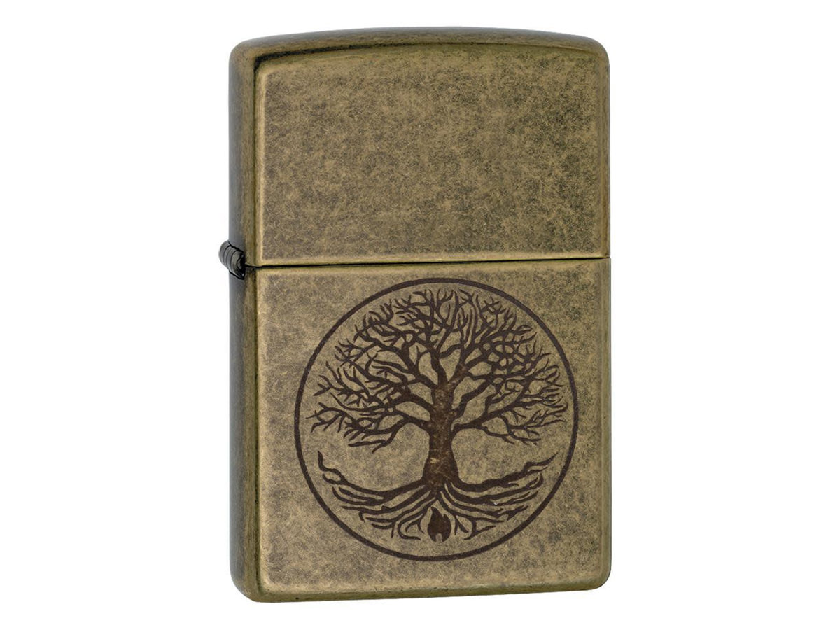 Zippo Aansteker Antique Brass Tree of Lifeproduct zoom image #1