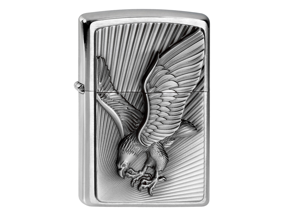 Zippo Aansteker Eagle Emblem Chromeproduct zoom image #1